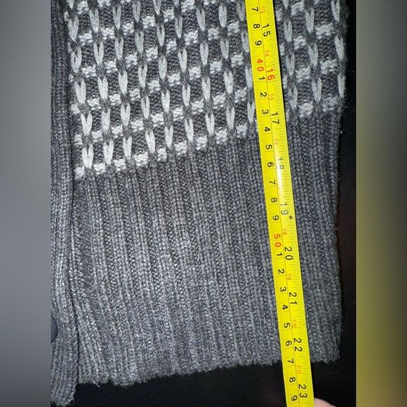 Banana Republic Wool Blend Button Up Cowl Neck Womens Cardigan grey SZ Small EUC - Picture 8 of 8